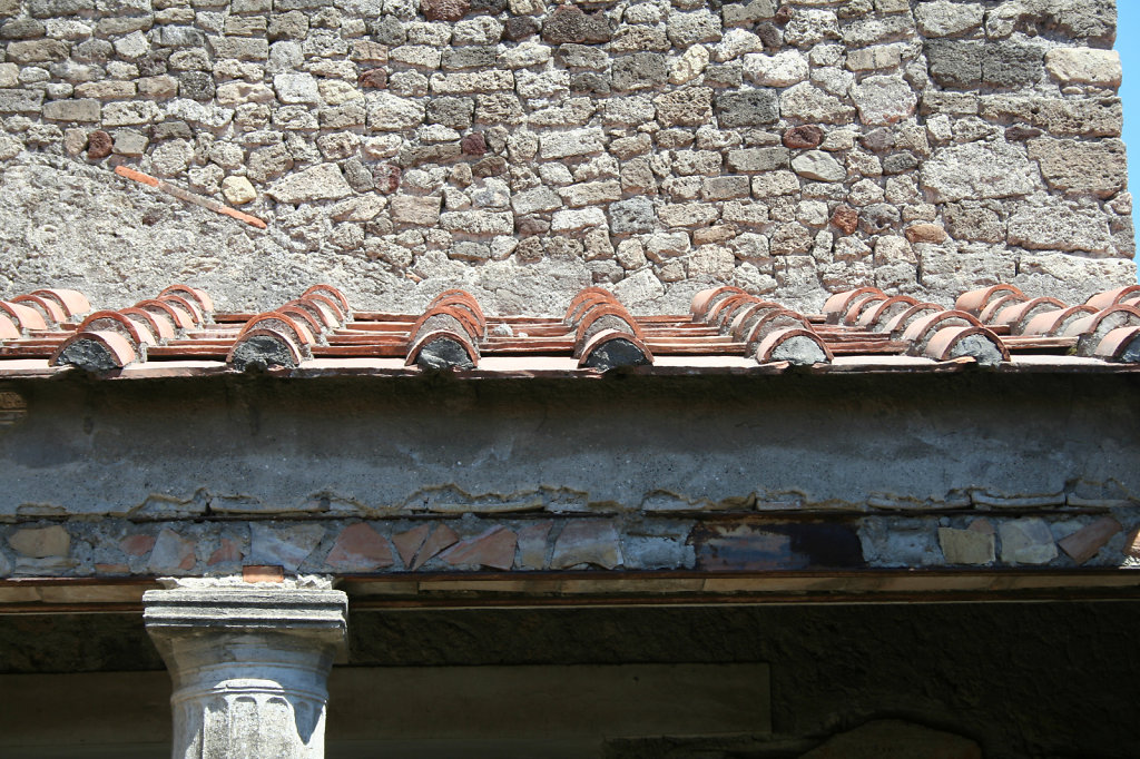 Dächer in Pompeji
